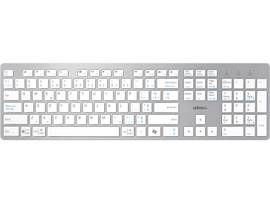 ADESSO MULTI-OS SCISSOR SWITCH DESKTOP KEYBOARD (WHITE) FRENCH CANADIAN