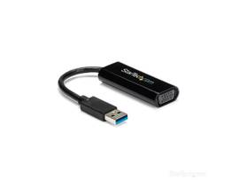 USB 3.0 to VGA Adapter, USB to VGA Monitor Converter for Windows, Slim (no support for macOS/ChromeOS/Linux) - TAA