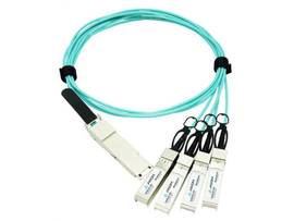 AXIOM 40GBASE-AOC QSFP+ TO 4 SFP+ ACTIVE OPTICAL CABLE BROCADE COMPATIBLE, 10M
