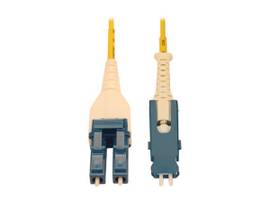 TRIPP LITE 40/100/400G SINGLEMODE 9/125 OS2 FIBER OPTIC CABLE DUPLEX SN-UPC TO DUPLEX LC-UPC M/M, LSZH, YELLOW, 1 M 3.3 FT.