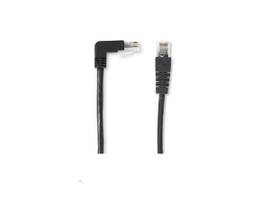 BLACK BOX CORP CAT5E 90 DWN TO STR PATCH CABLE BLACK 1
