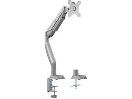 ROCSTOR ERGOREACH ED3 PREMIUM ALUMINUM SINGLE ERGONOMIC MONITOR ARM, C-CLAMP & GROMMET- PREMIUM GAS SPRING-SUPPORTS UP TO 34 DISPLAY,
