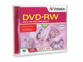 DVD-RW 4.7GB 4X DLP BRANDED 1PK JC