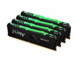 KINGSTON 32GB 3200MHZ DDR4 CL16 DIMM (KIT OF 4) FURY BEAST RGB