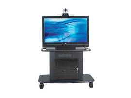 AVTEQ SINGLE DISPLAY AV CART, SUPPORTS DISPLAY