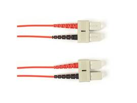 BLACK BOX CORP SM FO PATCH CABLE DUPLX, PLENUM, RED, SCSC