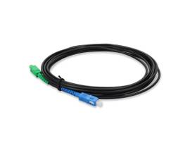 AddOn 10m ASC (Male) to SC (Male) OS2 Straight Black Simplex Fiber OFNR (Riser-R