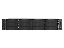QNAP 2U 12-BAY QTS HERO NAS, AMD RYZEN 7 7000 SERIES 8C16T (BOOST UP TO 5.3 GHZ) PROCESSOR,32GB DDR5 NON-ECC RAM (MAX. 128GB TOTAL), M.2 2280 PCIE