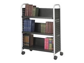 SAFCO CART 3 SHELF SCOOT BOOK BLK