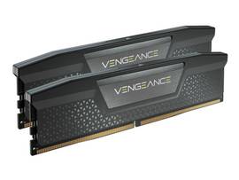CORSAIR DDR5, 6800MT/S 32GB 2X16GB DIMM, UNBUFFERED, 40-50-50-110, STD PMIC, XMP 3.0, VENGEANCE DDR5 BLACK HEATSPREADER, BLACK PCB, 1.4V