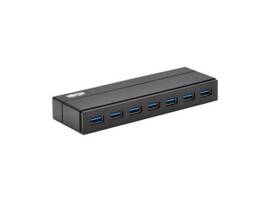 TRIPP LITE 7-PORT USB-A MINI HUB - USB 3.2 GEN 1, INTERNATIONAL PLUG ADAPTERS