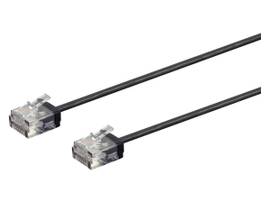 MONOPRICE CAT6 STRAND 550MHZ UTP 32AWG 7FT BLACK