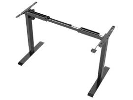 MONOPRICE HEIGHT ADJUSTABLE SINGLE MOTOR BACK TO BASICS ELECTRIC SIT-STAND DESK FRAME BLACK