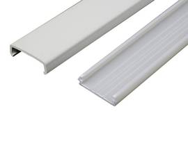 MILESTONE MIDDLE ATLANTIC NM WIRE CHANNEL WHITE