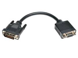 Tripp Lite series DVI to VGA Adapter Cable (DVI-I Dual-Link to HD15 M/F), 8 in.