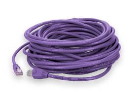 ADD-ON 15FT RJ-45 M/M CAT6 PURPLE CU PATCH CBL