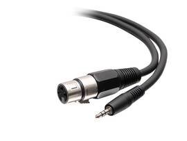 C2G M TRS 3.5MM TO F XLR CABLE 3FT/0.9M