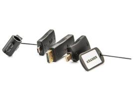 KRAMER INCLUDED ADAPTERS: DISPLAY PORT (M) TO HDMI (F); MINI DISPLAYPORT (M) TO HDMI (F) (FOR THUNDERBOLT); USB TYPE C (M) TO HDMI (F)