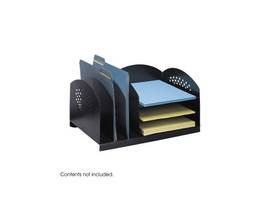 SAFCO ORGNZR DESK 3 HORZ 3 UPRT STL