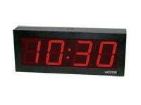 VALCOM 2.5IN WIRELESS DIGITAL CLOCK, 110V