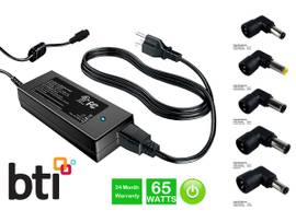 BTI 19V, 65W UNIV AC ADPTR(5 TIPS)