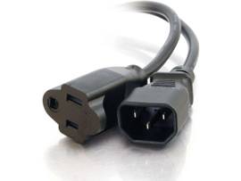 C2G 1FT MNTR PWR ADPTR CORD