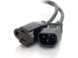 C2G 2FT POWER ADAPTER CABLE (5-15R TO C14)