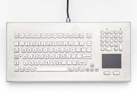 IKEY SS DT KYB W/102 KEY & TP W/PS2 CABLE