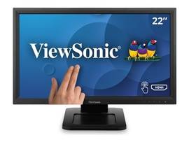 VIEWSONIC 22INCH SINGLE POINT RESISTIVE TOUCH MONITOR WITH USB, HDMI, DVI AND VGA, 1920 X 1080 RESOLUTION.