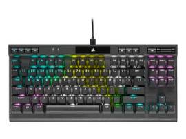 Corsair K70 RGB TKL Optical-Mechanical Gaming KB, Backlit RGB LED, Black