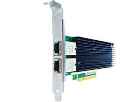AXIOM 10GBS DUAL PORT RJ45 PCIE X8 NIC CARD FOR HP - 700699-B21