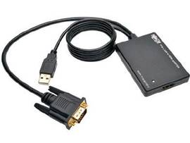Tripp Lite series VGA to HDMI Active Adapter Cable with Audio and USB Power (M/F