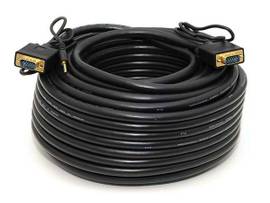MONOPRICE 100FT SUPER VGA HD15 M/M CABLE W/ STEREO