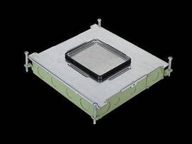 LEGRAND-WIREMOLD 6 GANG STEEL RECESSED OG