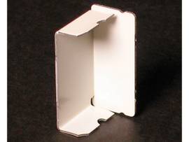 LEGRAND-WIREMOLD BLANK END FITTING 2400 WHT (PKG OF 5)