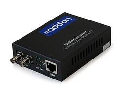 AddOn 10/100Base-TX(RJ-45) to 100Base-LX(ST) SMF 1310nm 20km Media Converter