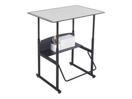 SAFCO  ALPHABETTER DESK GRAY