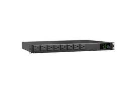 TRIPP 144KW 120V SINGLE-PHASE ATS/METERED PDU 8 NEMA 5-15R OUTLETS DUAL 5-15P INPUTS 12 FT CORDS 1U TAA
