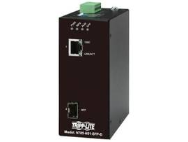 TRIPP LITE HARDENED GIGABIT FIBER TO ETHERNET MEDIA CONVERTER, 10/100/1000 MBPS, RJ45/SFP, -10 TO 60C, DC POWER
