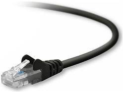 BELKIN CAT5E SNGLSS PATCH CBL RJ45M/RJ45M 1 BLK