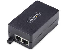 STARTECH 1-PORT GIGABIT POE+ INJECTOR, 10M/100M/1G ETHERNET, POE/POE+ (802.3AF/802.3AT) 30W PWR BUDGET, WALL MOUNT, UNMANAGED INLINE PWR OVER ETHERNET