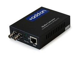 AddOn 10/100Base-TX(RJ-45) to 100Base-FX(ST) MMF 1310nm 2km Managed Media Conver