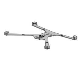 SPACEPOLE X-FRAME TABLET MOUNT: TAB S2 9.7IN (BLK)
