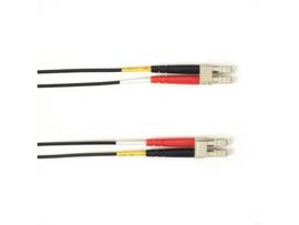 BLACK BOX CORP SM FO PATCH CABLE DUPLX, PLENUM, BK, LCLC