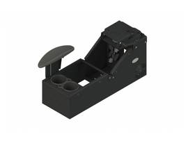GAMBER KIT - UNIVERSAL SLOPED FRONT CONSOLE WITH CUP HOLDER, ARMREST AND 7160-0500; INCLUDES 3 FACEPLATES AND 3 FILLER PANELS.