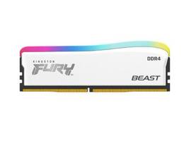 KINGSTON 16GB 3200MT/S DDR4 CL16 DIMM (KIT OF 2) FURY BEAST WHITE RGB SE