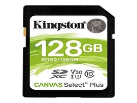 KINGSTON 128GB SDXC CANVAS 100R C10 UHS-I U1 V10