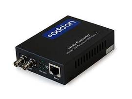 AddOn 10/100/1000Base-TX(RJ-45) to 1000Base-SX(ST) MMF 850nm 550m Managed Media