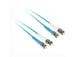 LEGRAND-ORTRONICS C2G 1M ST-ST 10G OM3 MM FIBER-AQUA