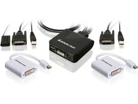 IOGEAR 2-PRT USB DVI CBL KVM
